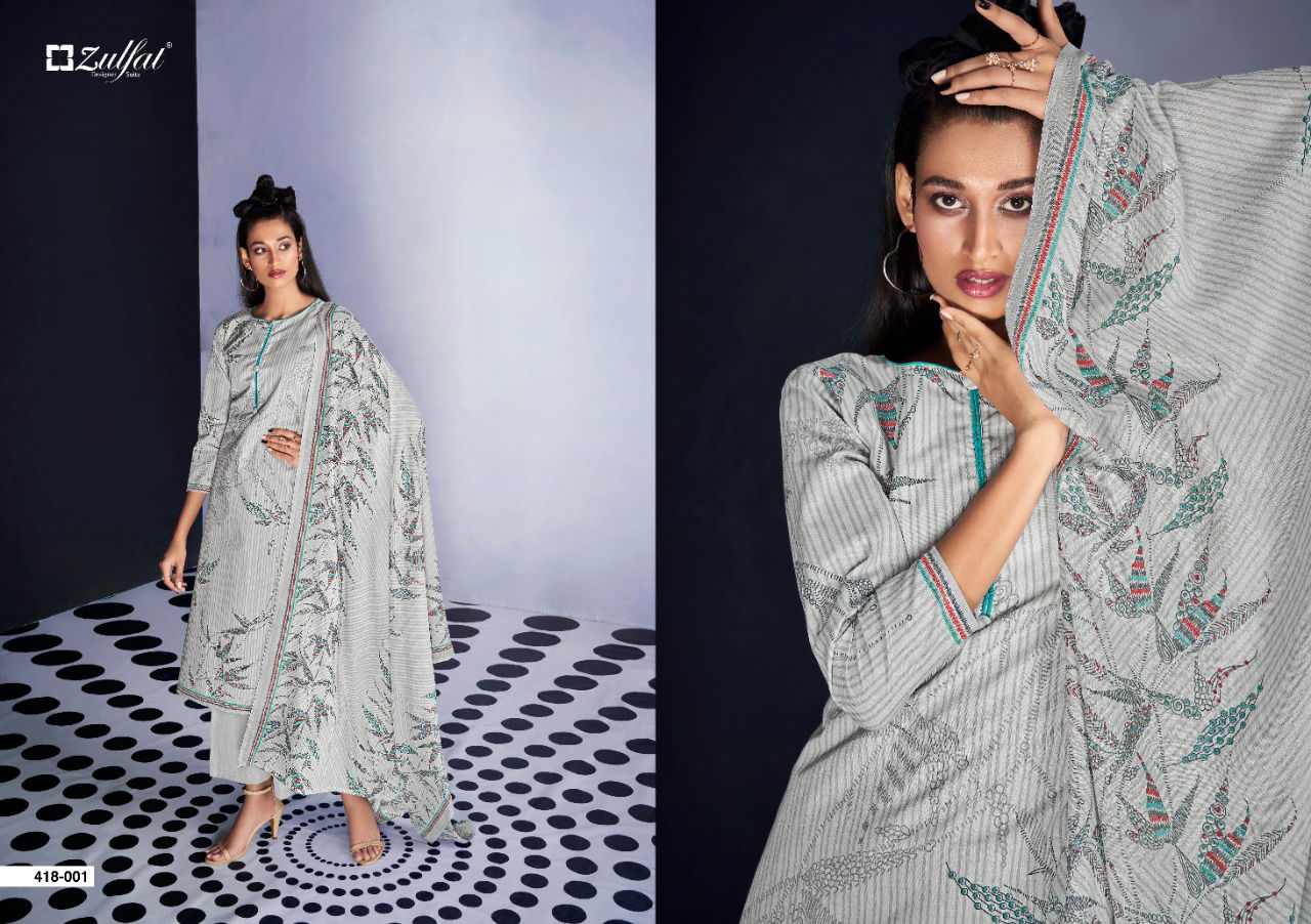 Zulfat Nova Cotton Printed Ethnic Wear Ready Made Exclusive Latest Collection